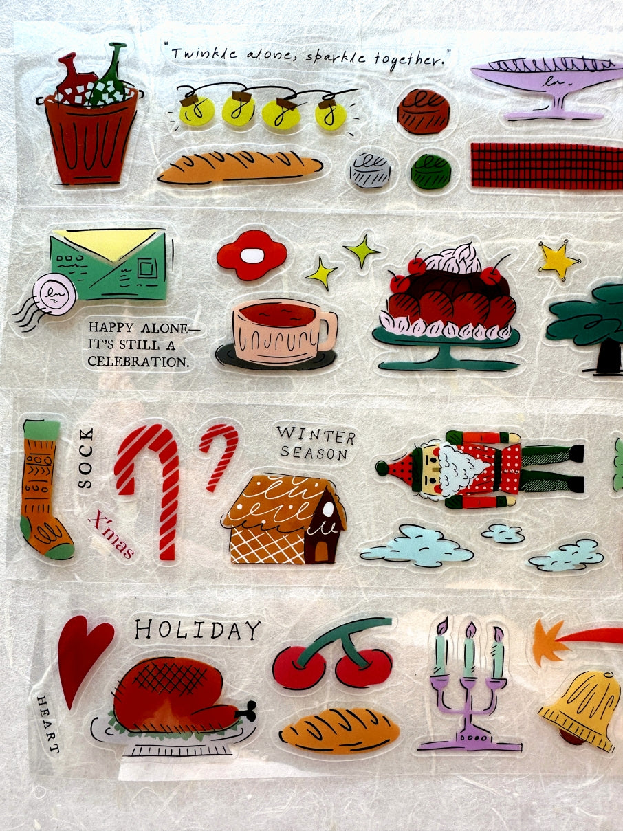A Kind of Café - X'mas Festive Limited kiss-cut PET tape SAMPLES