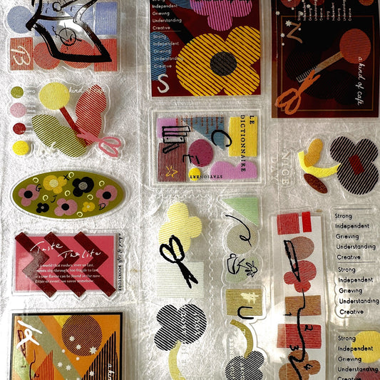 A Kind of Café - Elements kiss-cut PET tape SAMPLES