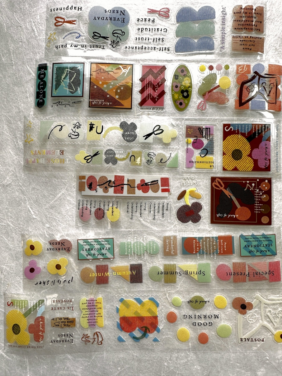 A Kind of Café - Elements kiss-cut PET tape SAMPLES
