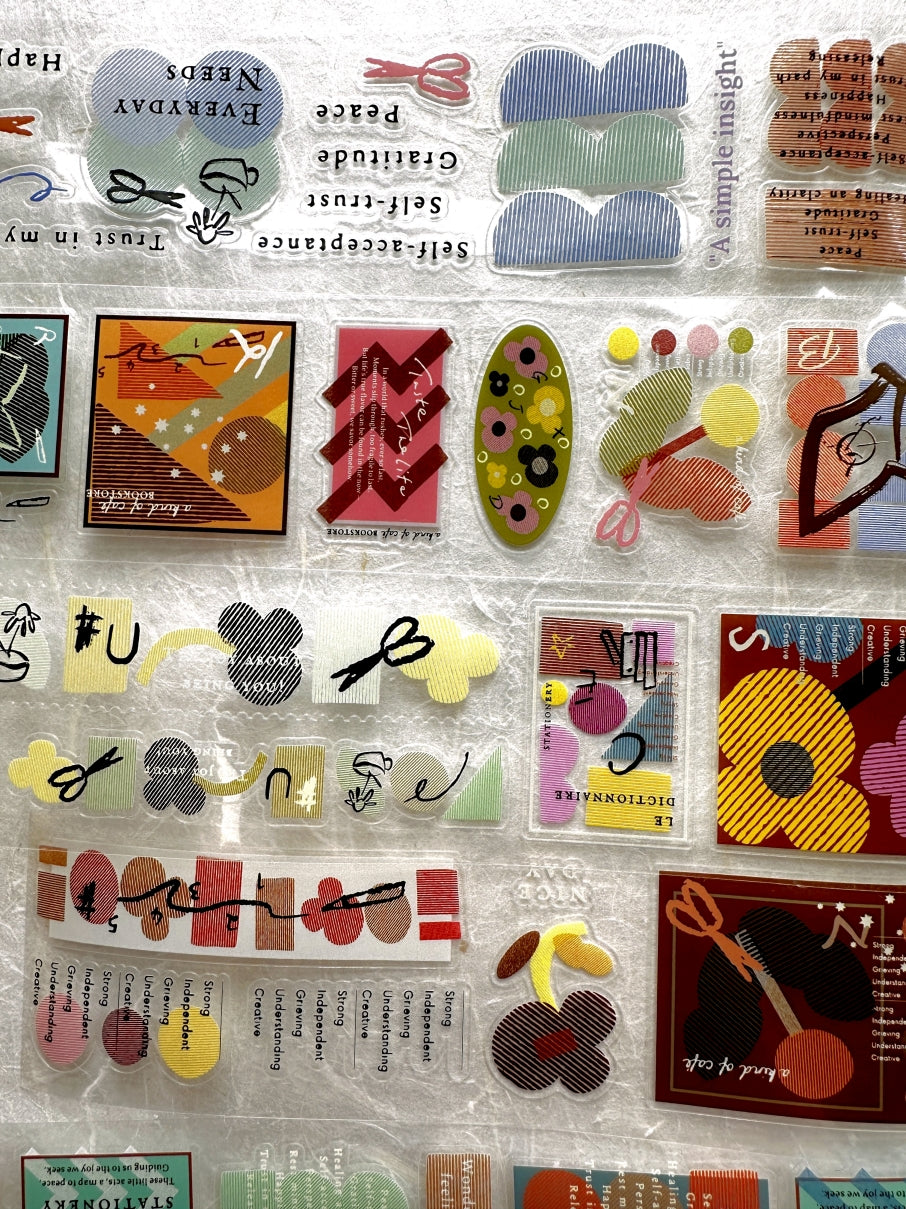 A Kind of Café - Elements kiss-cut PET tape SAMPLES