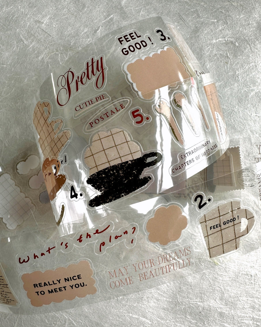 A Kind of Café - Tender Moments kiss-cut PET tape SAMPLES