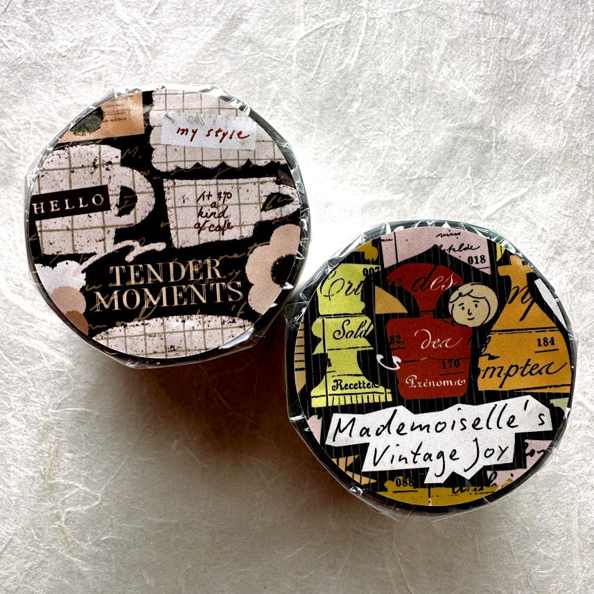 A Kind of Café - Mademoiselle's Vintage Joy kiss-cut PET tape SAMPLES