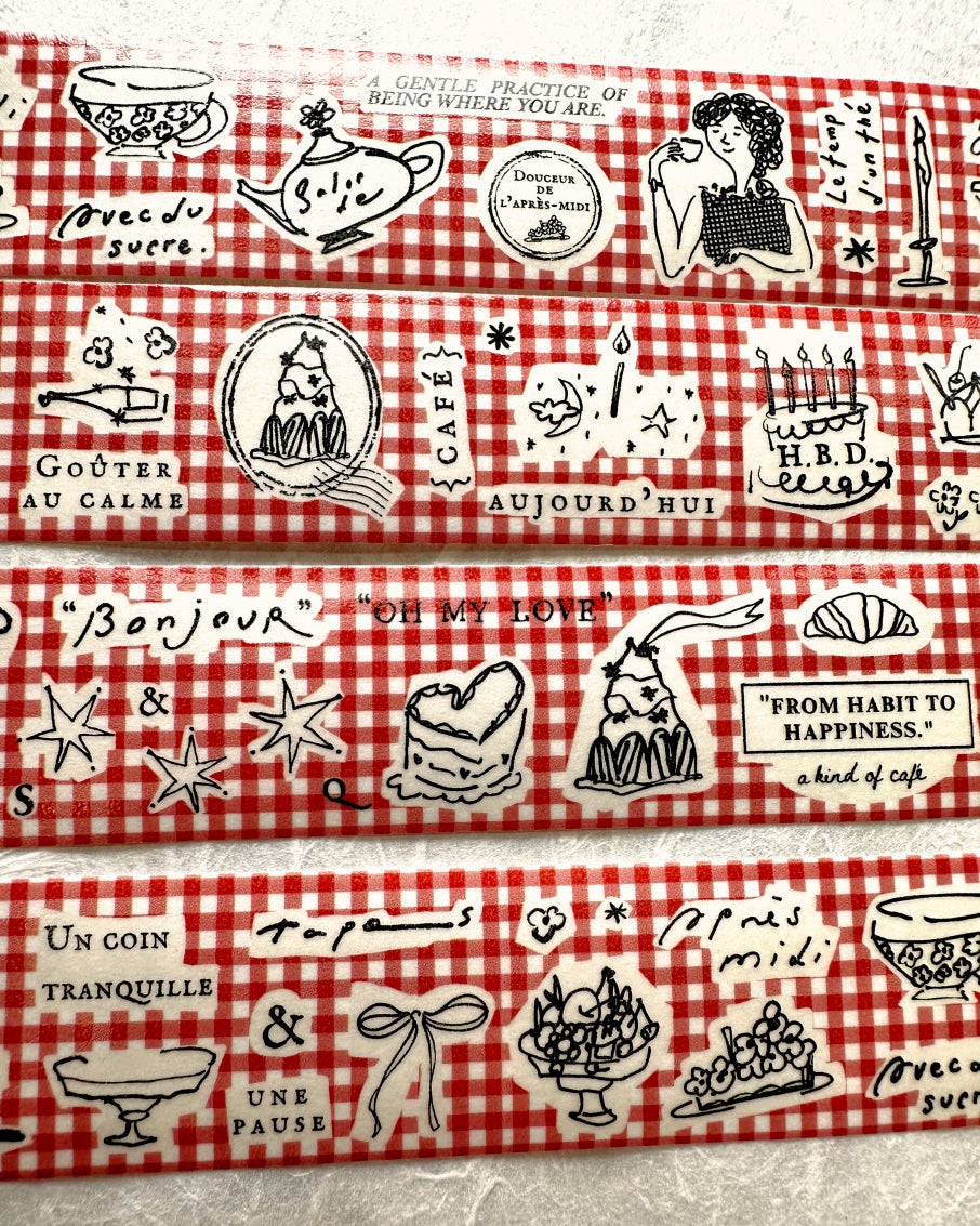 A Kind of Café - Douceur de L'après-midi washi tape SAMPLES