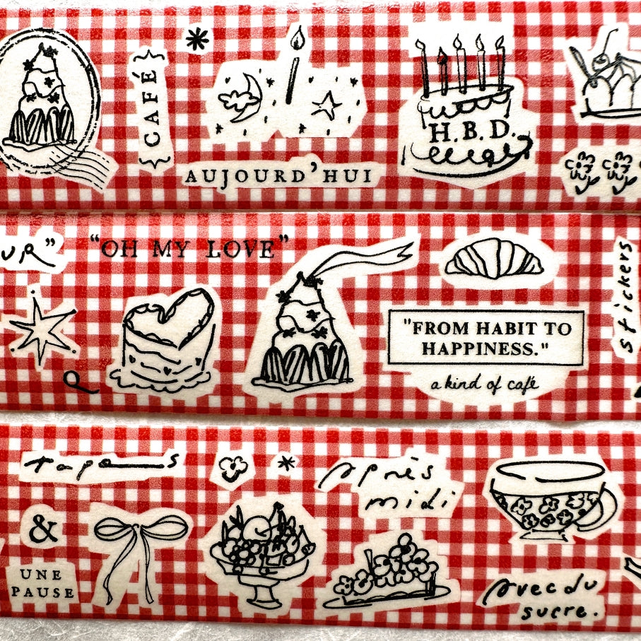 A Kind of Café - Douceur de L'après-midi washi tape SAMPLES