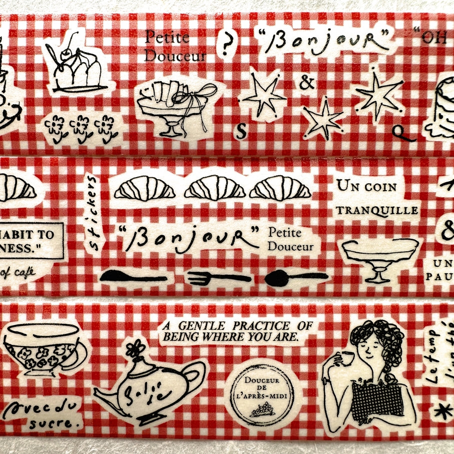 A Kind of Café - Douceur de L'après-midi washi tape SAMPLES