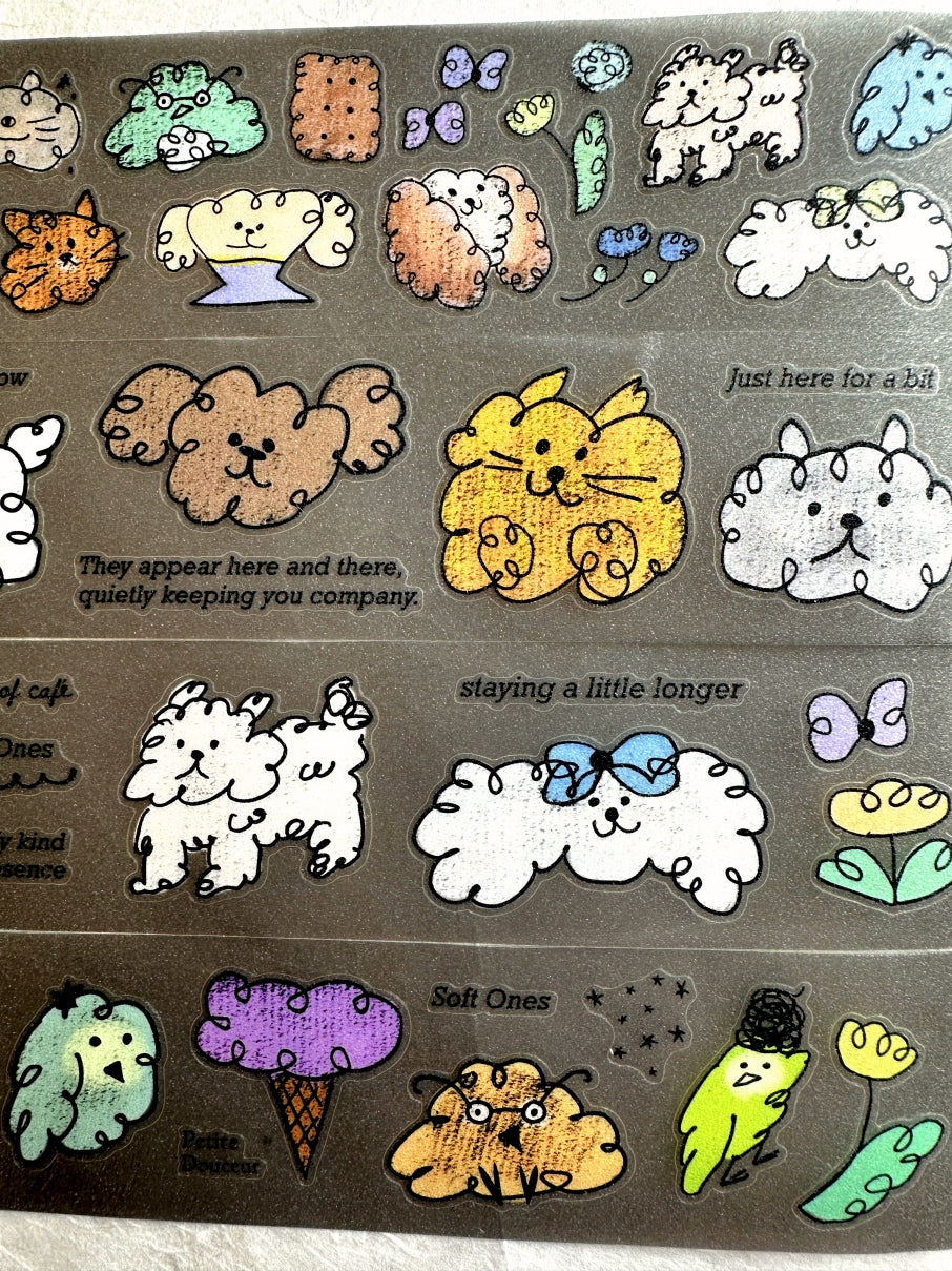 A Kind of Café - Soft Ones kiss-cut PET tape SAMPLES