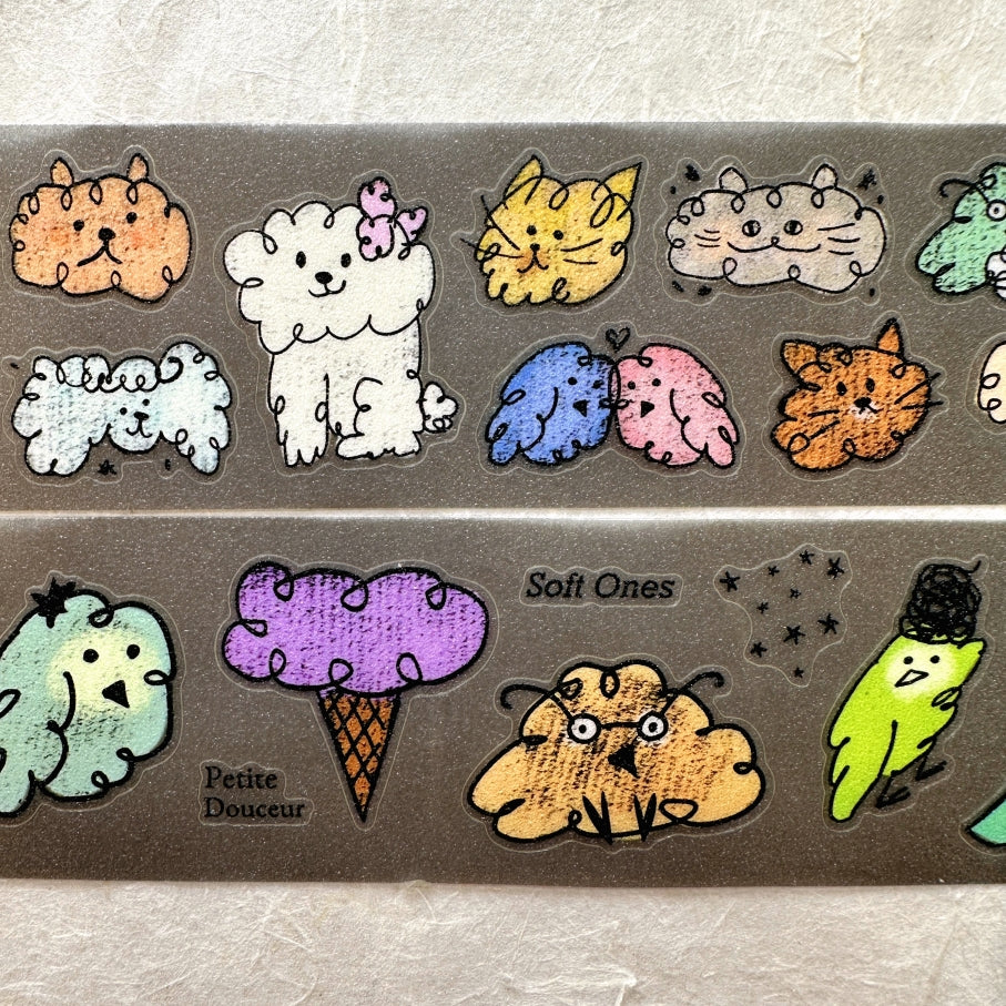 A Kind of Café - Soft Ones kiss-cut PET tape SAMPLES