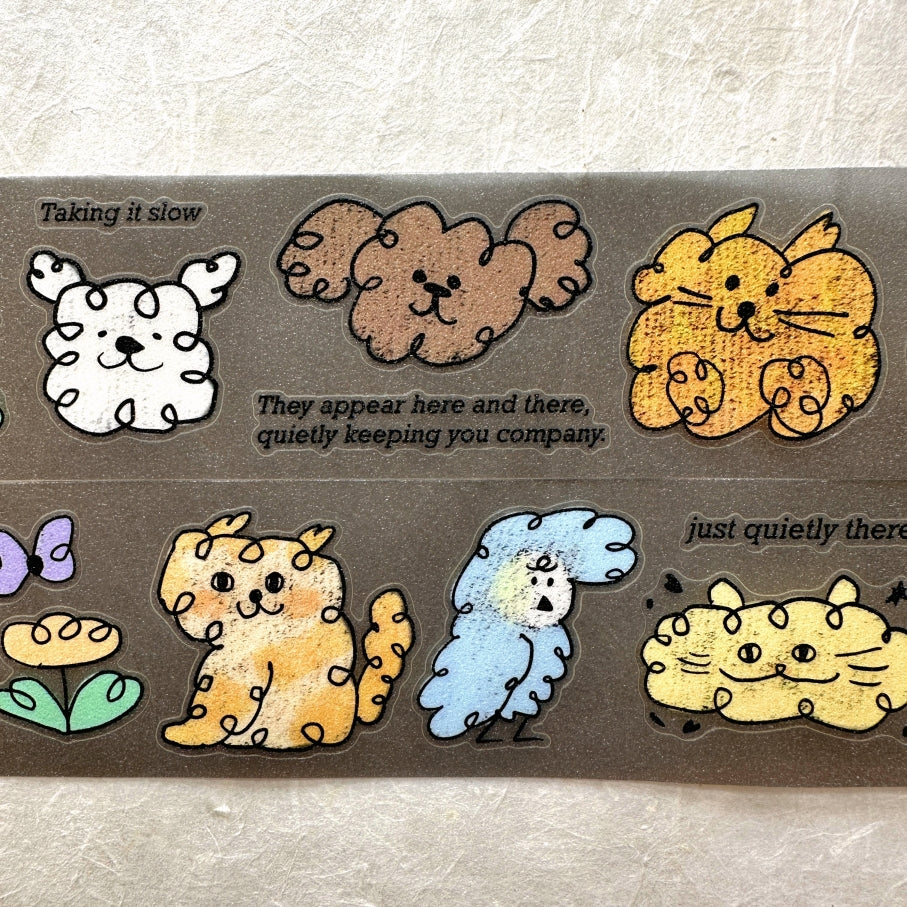 A Kind of Café - Soft Ones kiss-cut PET tape SAMPLES