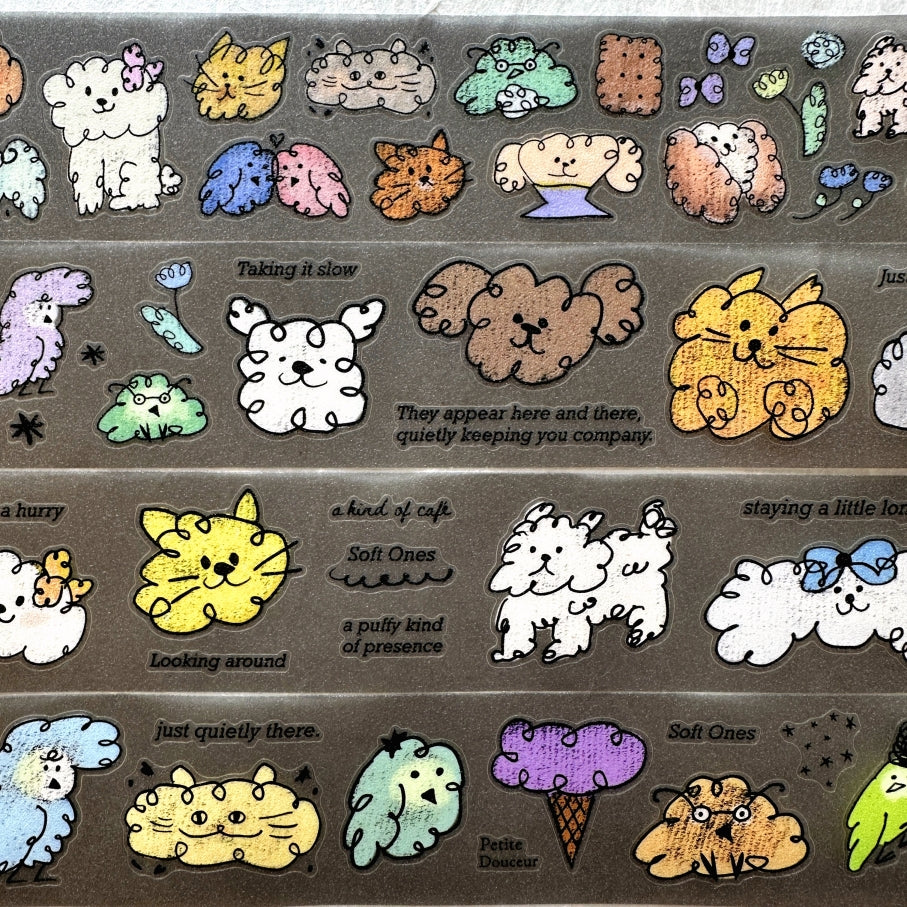 A Kind of Café - Soft Ones kiss-cut PET tape SAMPLES