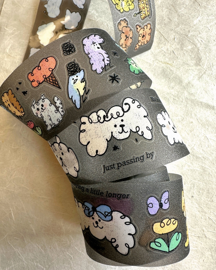 A Kind of Café - Soft Ones kiss-cut PET tape SAMPLES