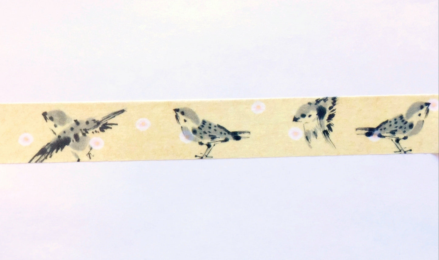 Atelier Noir - Sparrow Japanese washi tape SAMPLES