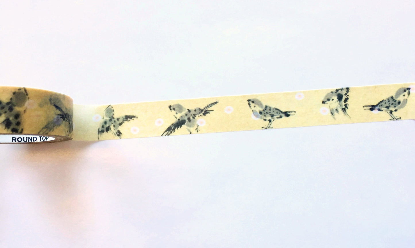 Atelier Noir - Sparrow Japanese washi tape SAMPLES