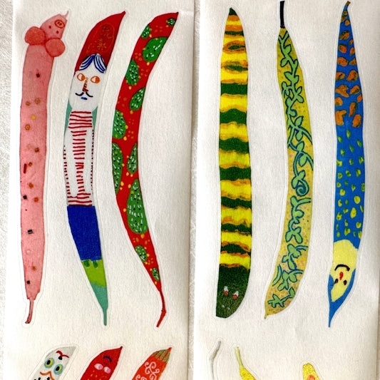 A Small Sand Dune - Peapod kiss-cut washi tape SAMPLES