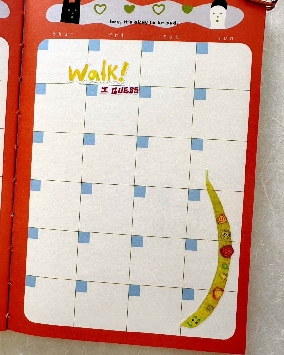 A Small Sand Dune - Peapod kiss-cut washi tape SAMPLES