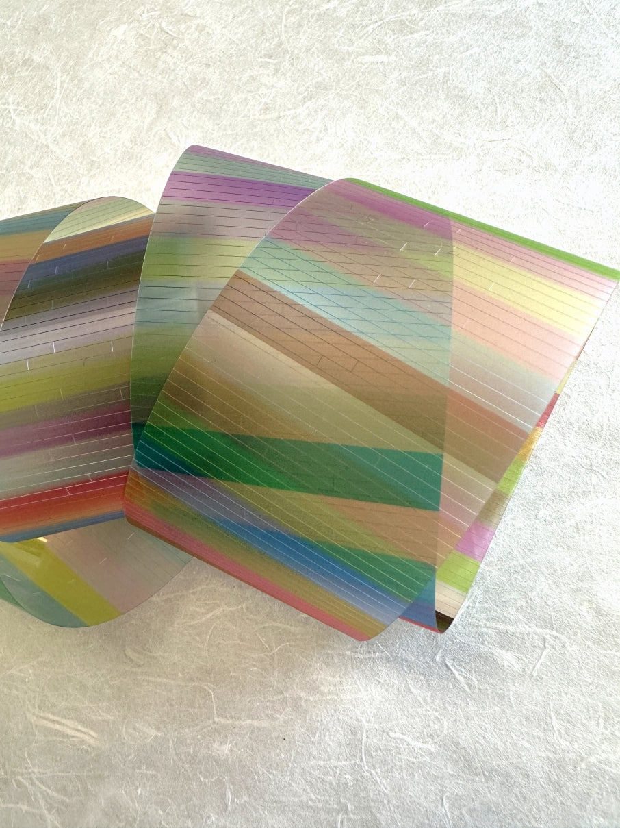 A Small Sand Dune - Rectangle (highlighter lines) kiss-cut PVC tape SAMPLES
