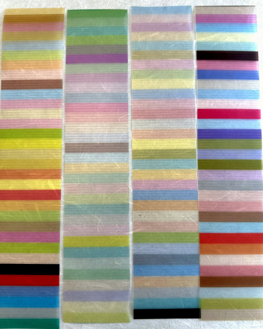 A Small Sand Dune - Rectangle (highlighter lines) kiss-cut PVC tape SAMPLES