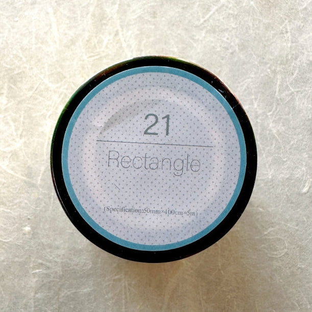 A Small Sand Dune - Rectangle (highlighter lines) kiss-cut PVC tape SAMPLES