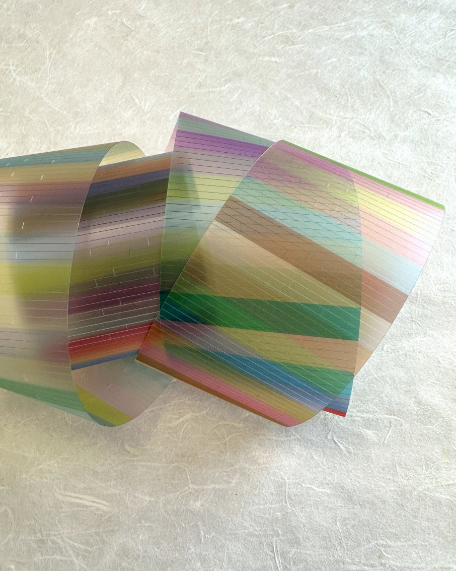 A Small Sand Dune - Rectangle (highlighter lines) kiss-cut PVC tape SAMPLES
