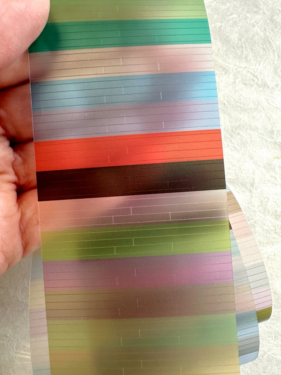 A Small Sand Dune - Rectangle (highlighter lines) kiss-cut PVC tape SAMPLES