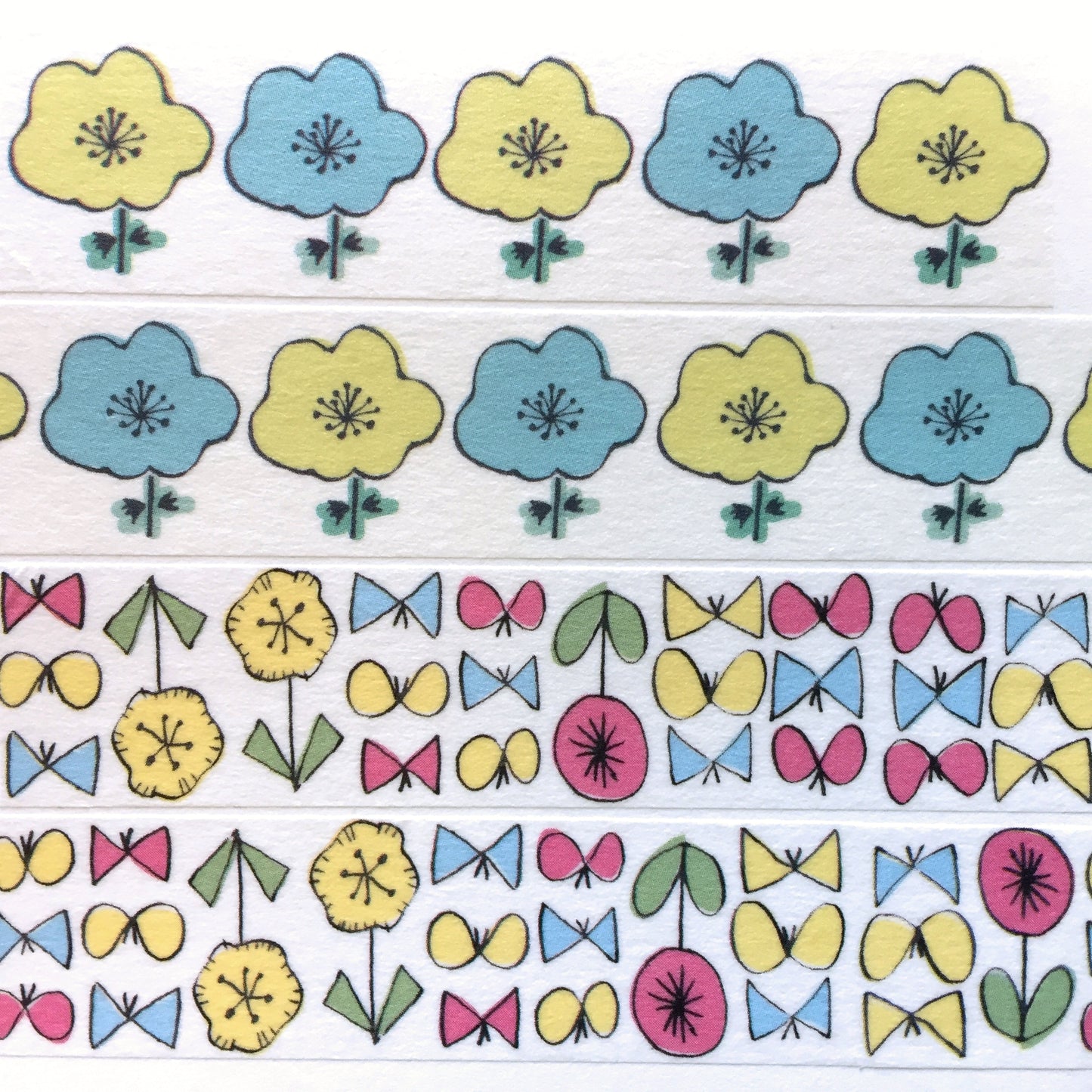 Admi - Story & Sunny Day/Morning & Picnic washi tape SAMPLES