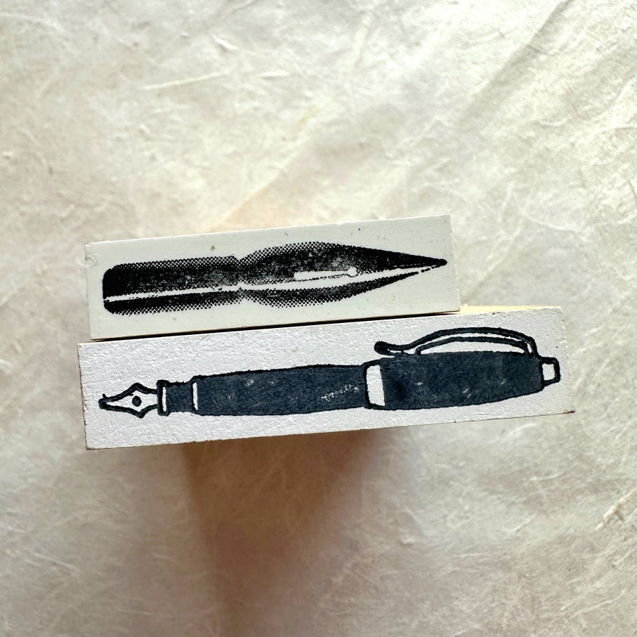 Ajassi - Fountain Pen rubber stamp [Pre-loved]