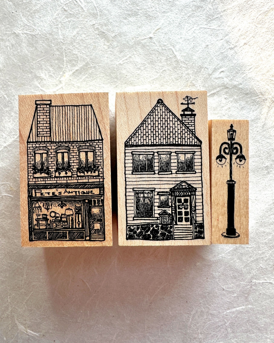 Alisa & Akamegane - Cat Town rubber stamps [Pre-loved]