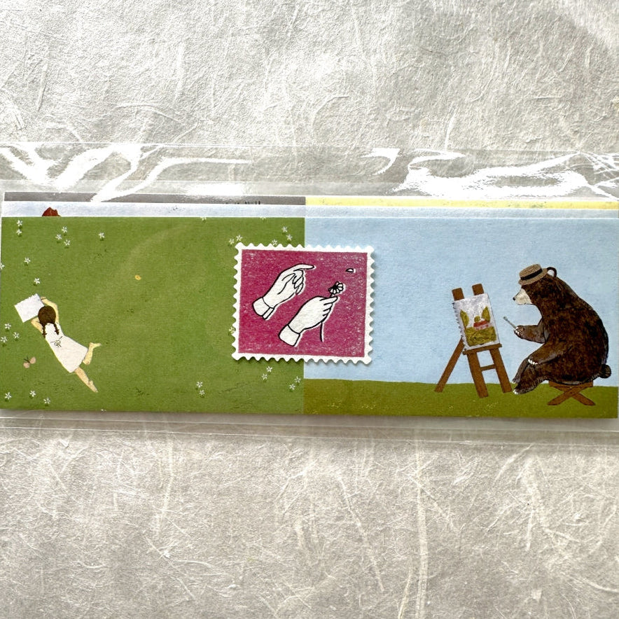 Midori Asano - Zuan Life! writable sticky memo roll SAMPLES