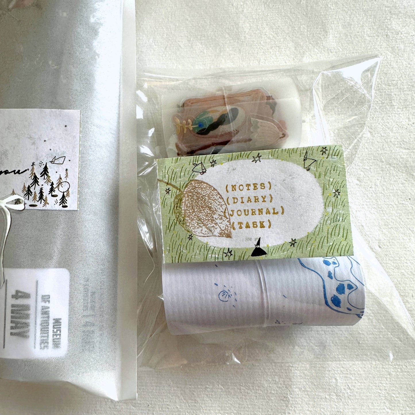 Avocadomori - Tiny World sticky memo roll SAMPLES