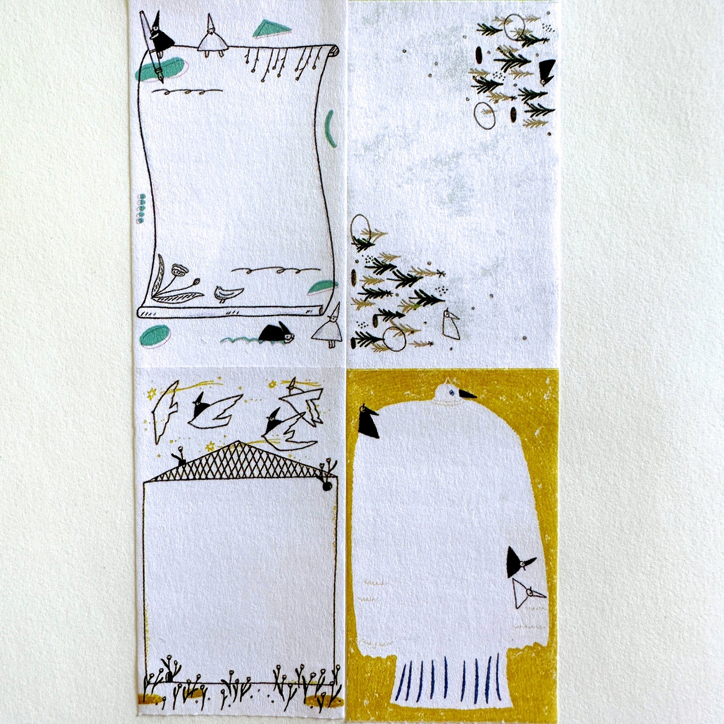 Avocadomori - Tiny World sticky memo roll SAMPLES