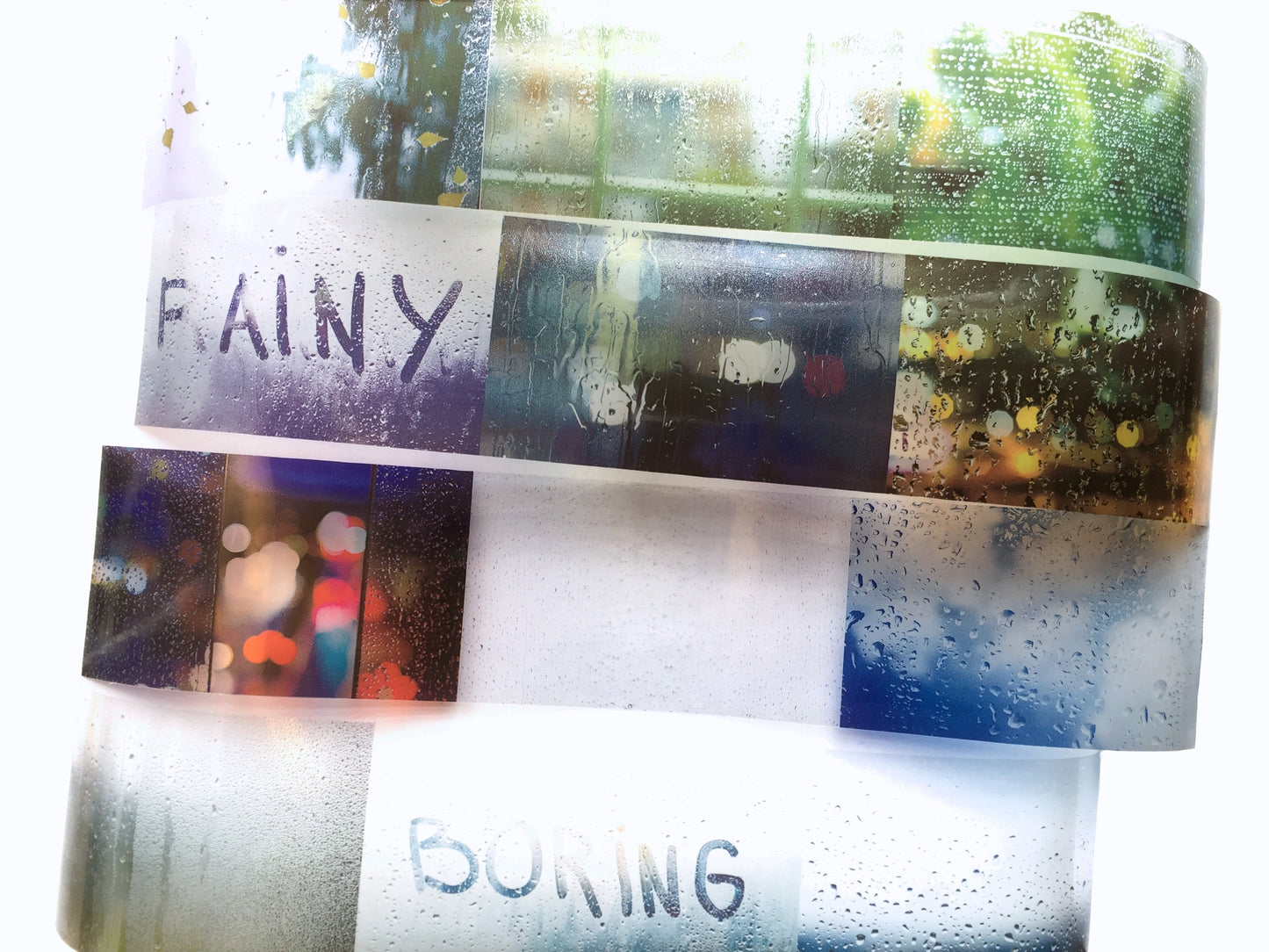 Burn After Reading - Rain Today II 5 cm PET tape SAMPLES