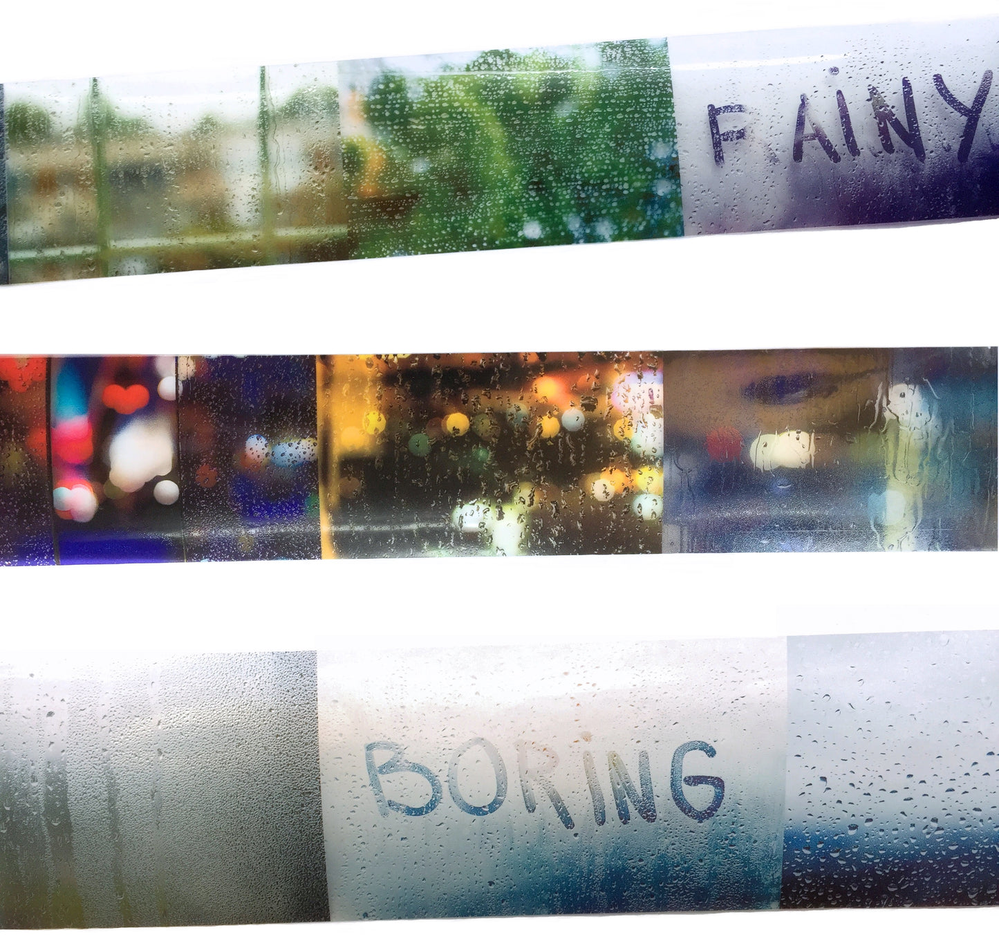 Burn After Reading - Rain Today II 5 cm PET tape SAMPLES