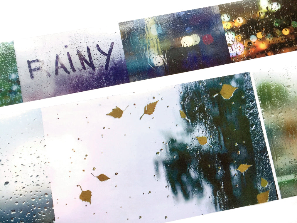 Burn After Reading - Rain Today II 10 cm PET tape SAMPLES