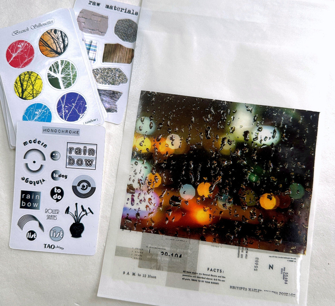 Burn After Reading - Rain Today II 10 cm PET tape SAMPLES