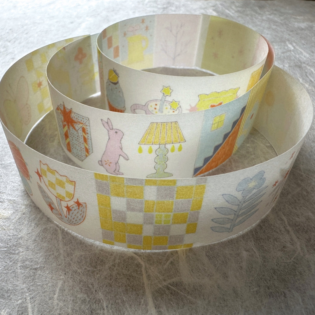 Blue Semicircle - Sugar Pop washi tape SAMPLES