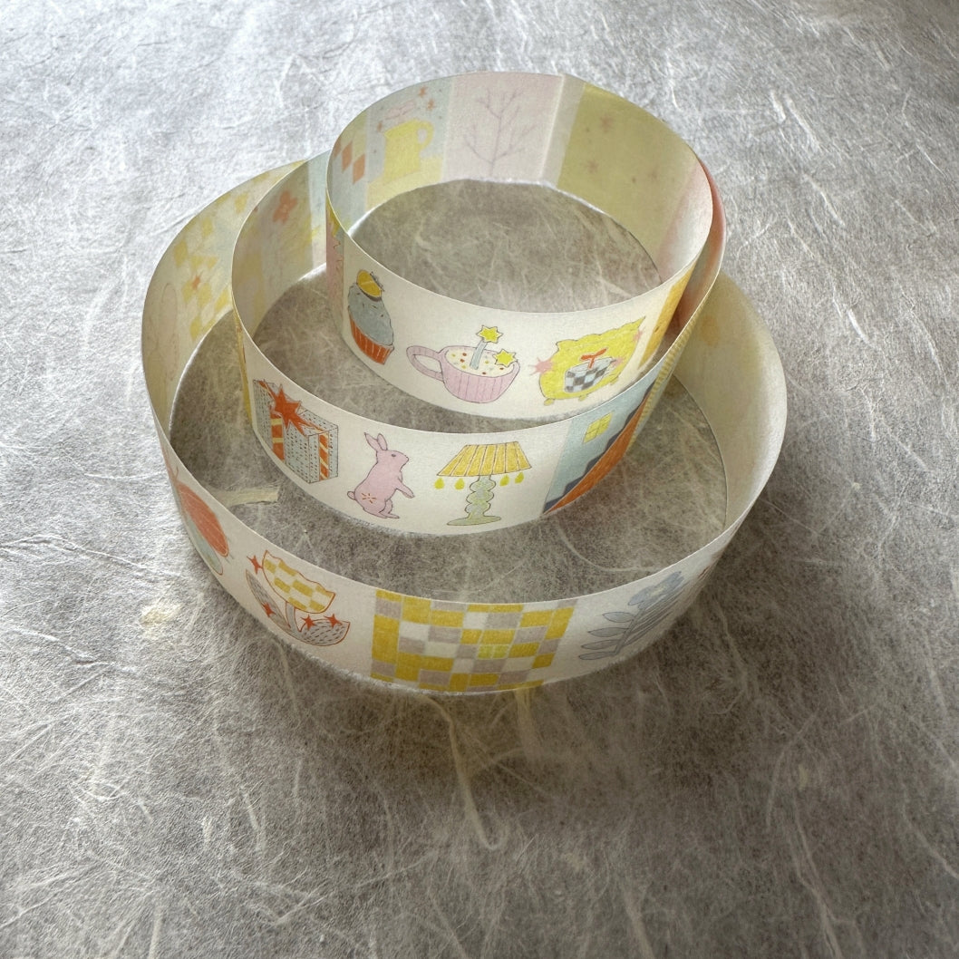 Blue Semicircle - Sugar Pop washi tape SAMPLES