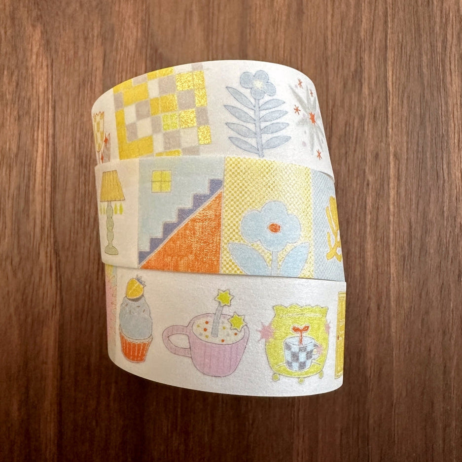 Blue Semicircle - Sugar Pop washi tape SAMPLES