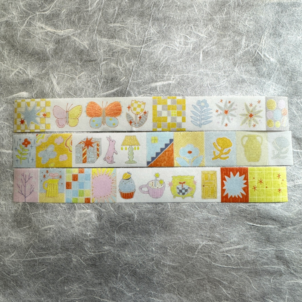 Blue Semicircle - Sugar Pop washi tape SAMPLES