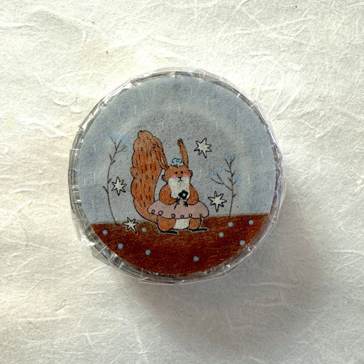 Blue Semicircle - Oak and Acorn washi tape SAMPLES