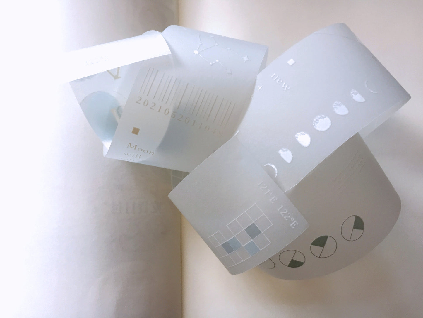 Breezy Studio - The Moon nonadhesive tracing paper SAMPLES