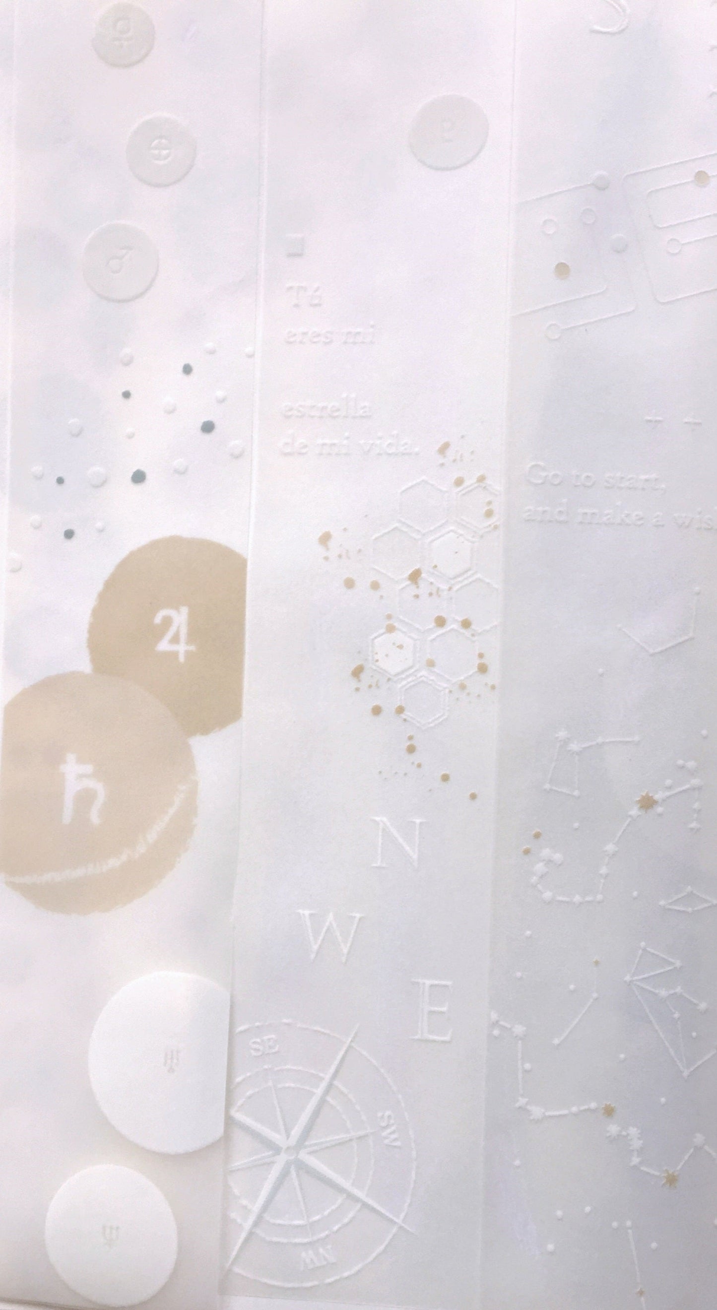 Breezy Studio - Starsss nonadhesive tracing paper SAMPLES