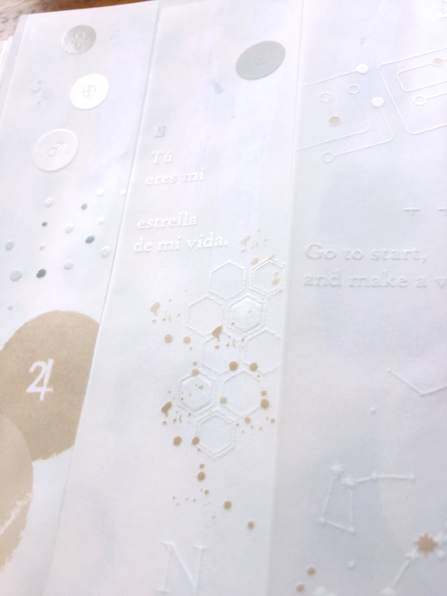Breezy Studio - Starsss nonadhesive tracing paper SAMPLES