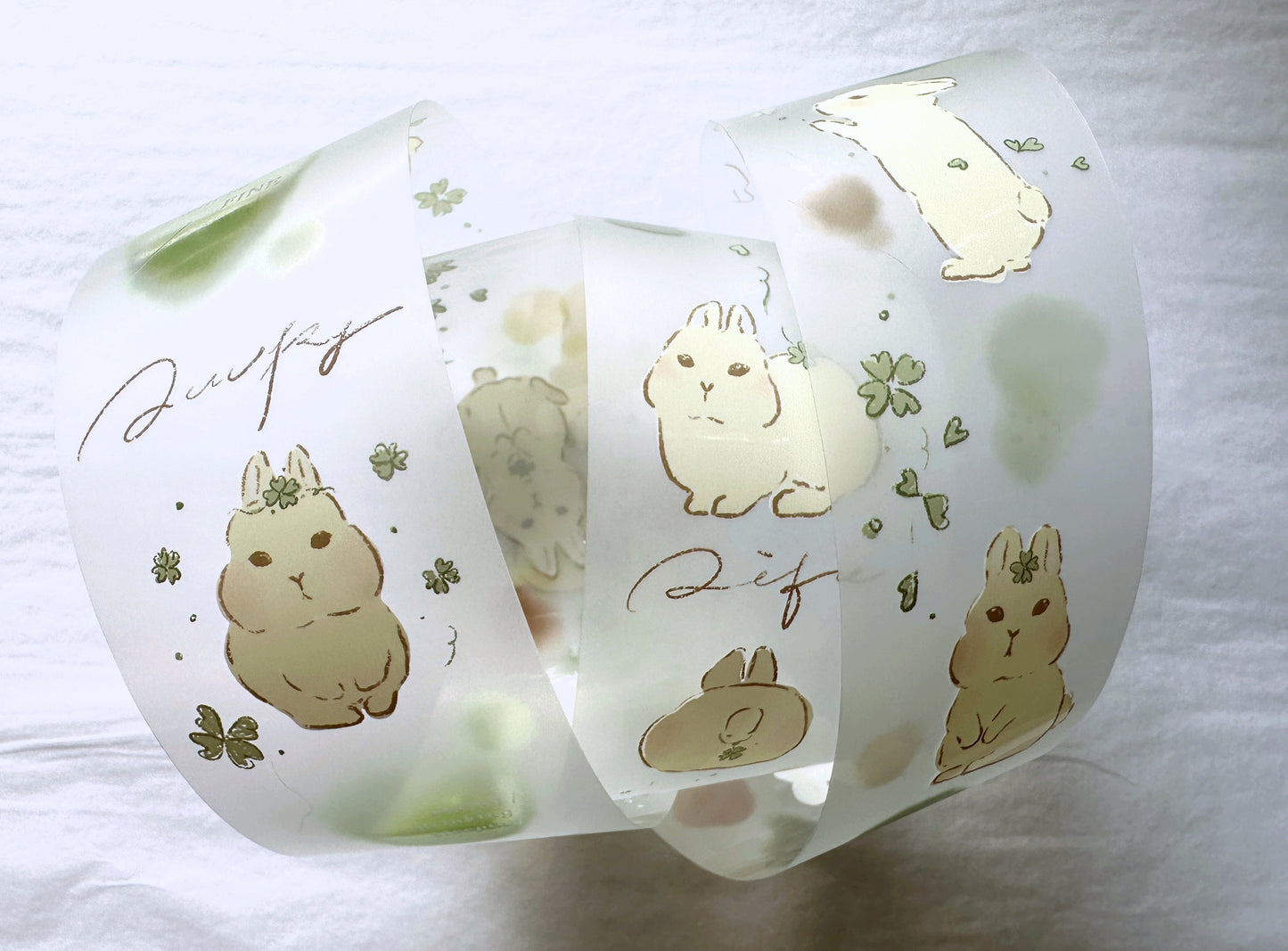 Breezy Studio - Clover Bunny PET tape SAMPLES