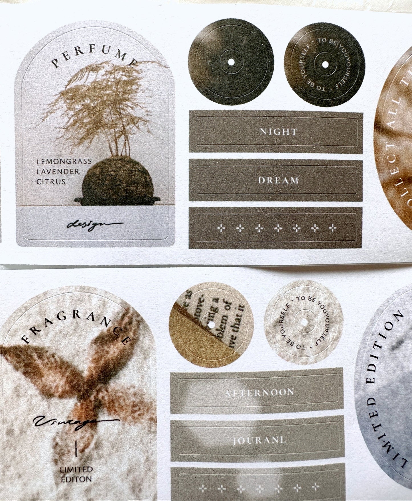 Breezy Studio - COZY # in Progress kiss-cut paper tape SAMPLES