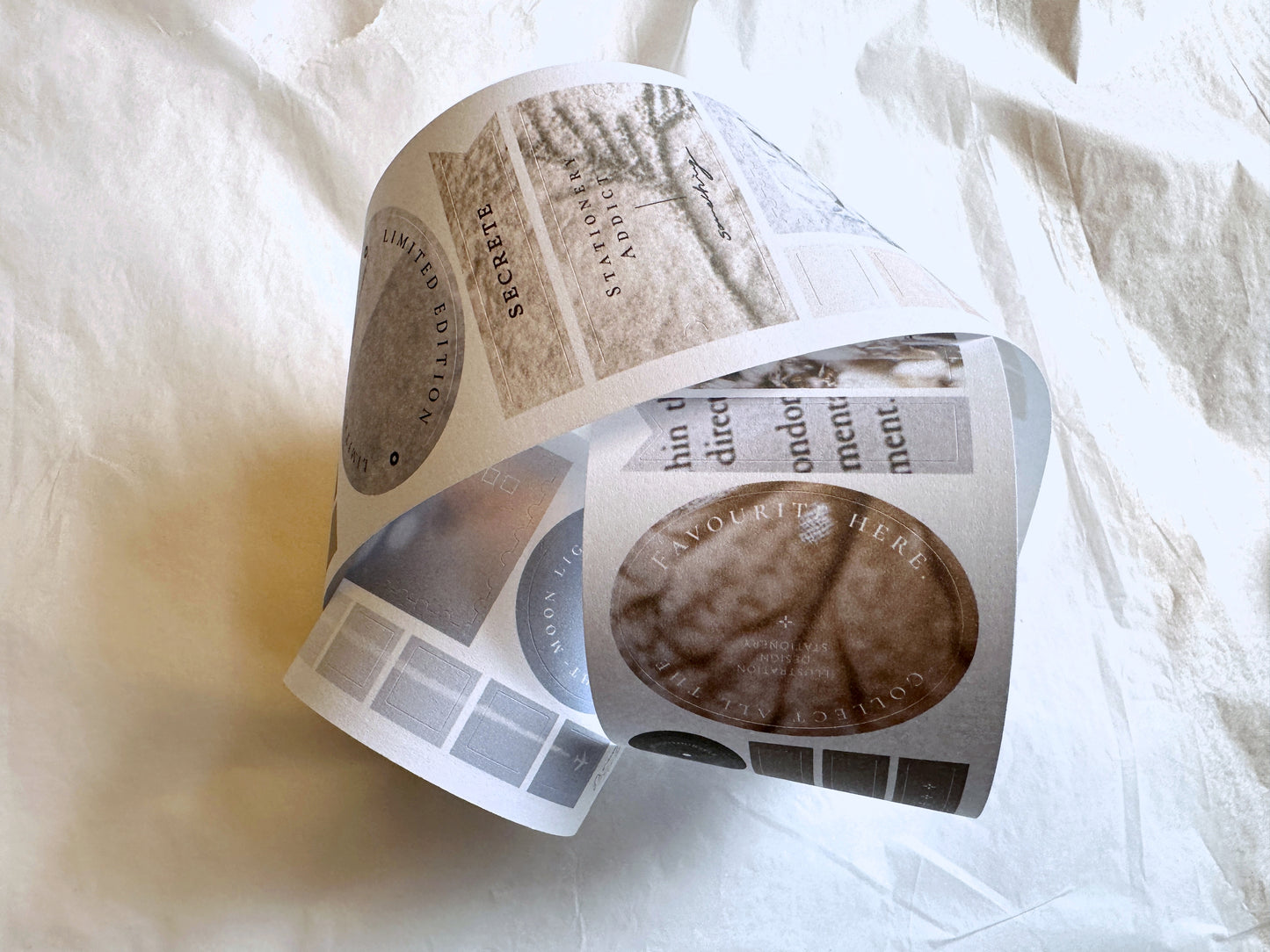 Breezy Studio - COZY # in Progress kiss-cut paper tape SAMPLES