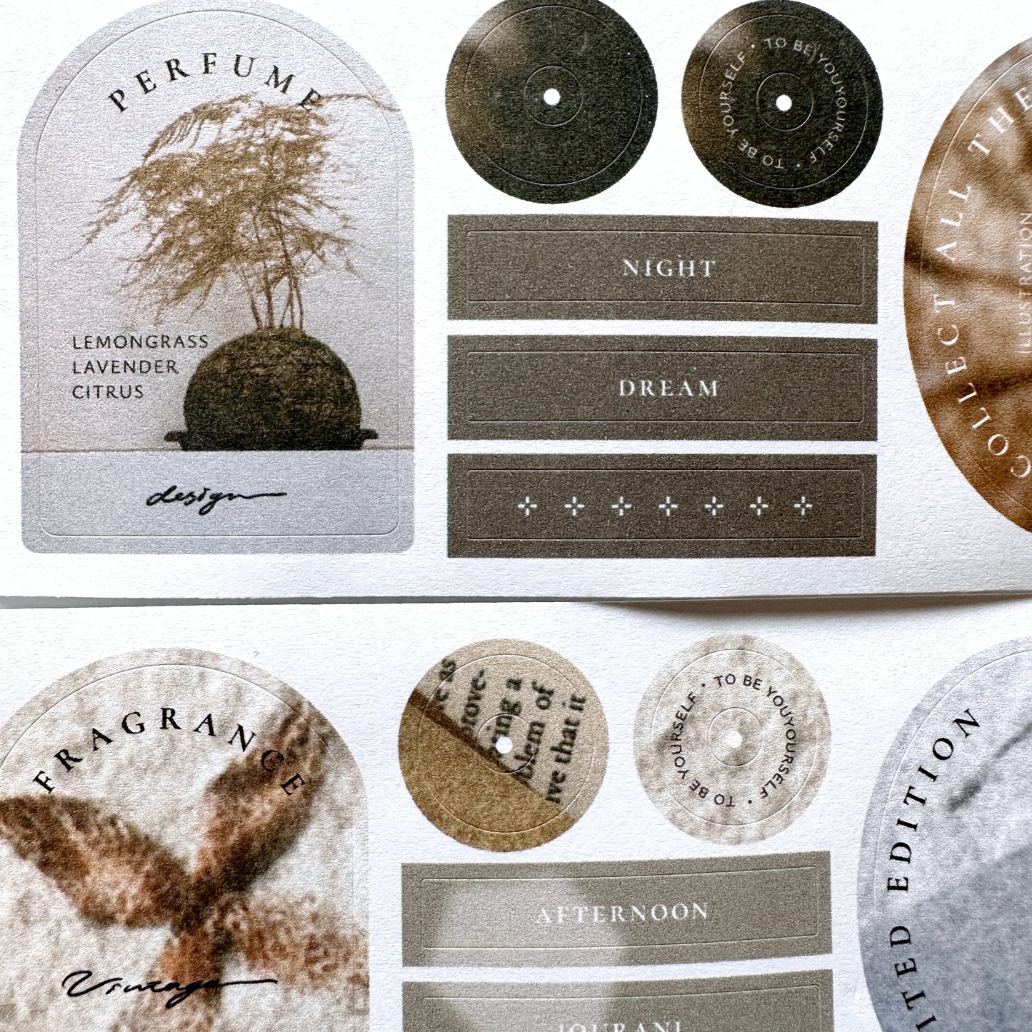 Breezy Studio - COZY # in Progress kiss-cut paper tape SAMPLES