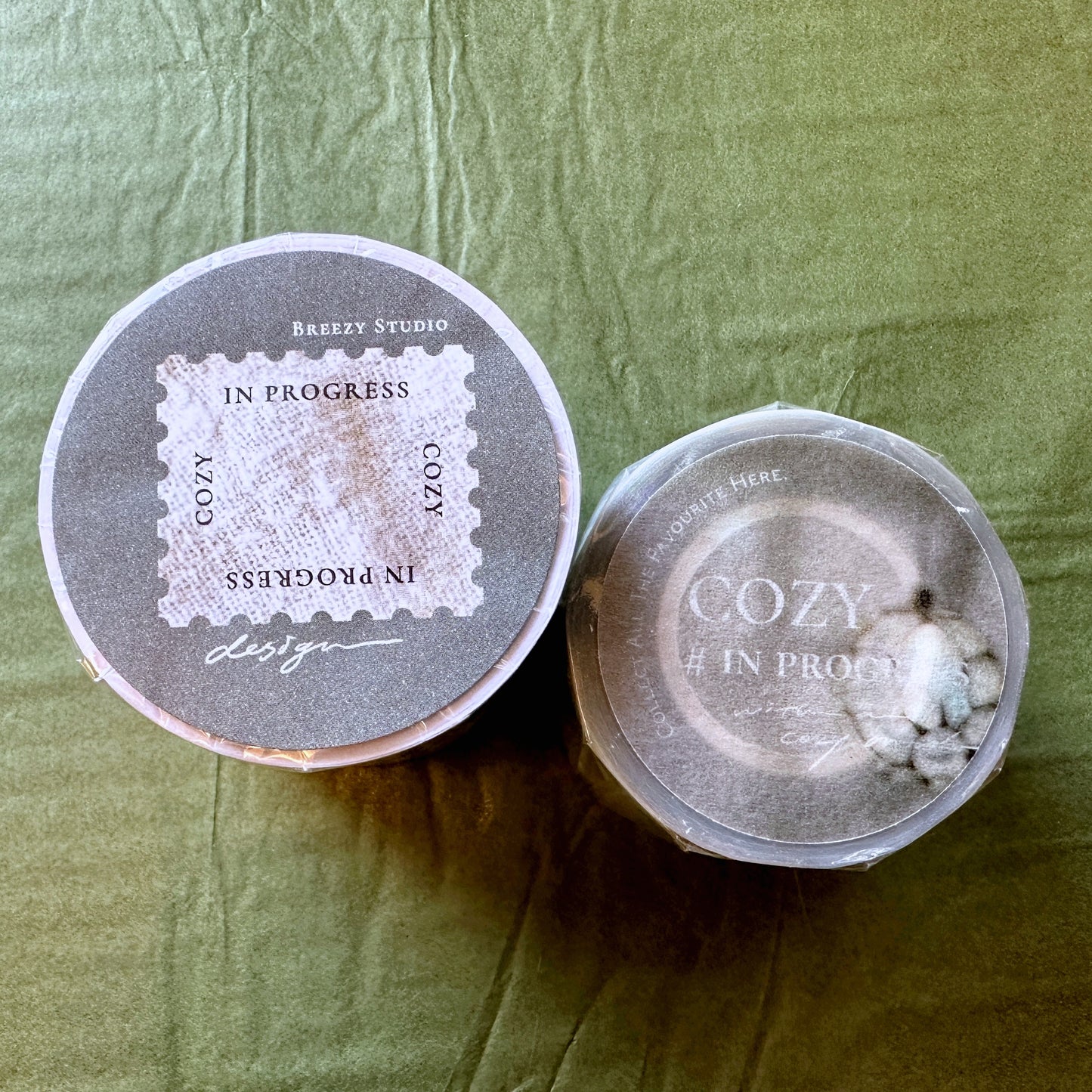 Breezy Studio - COZY # in Progress kiss-cut paper tape SAMPLES