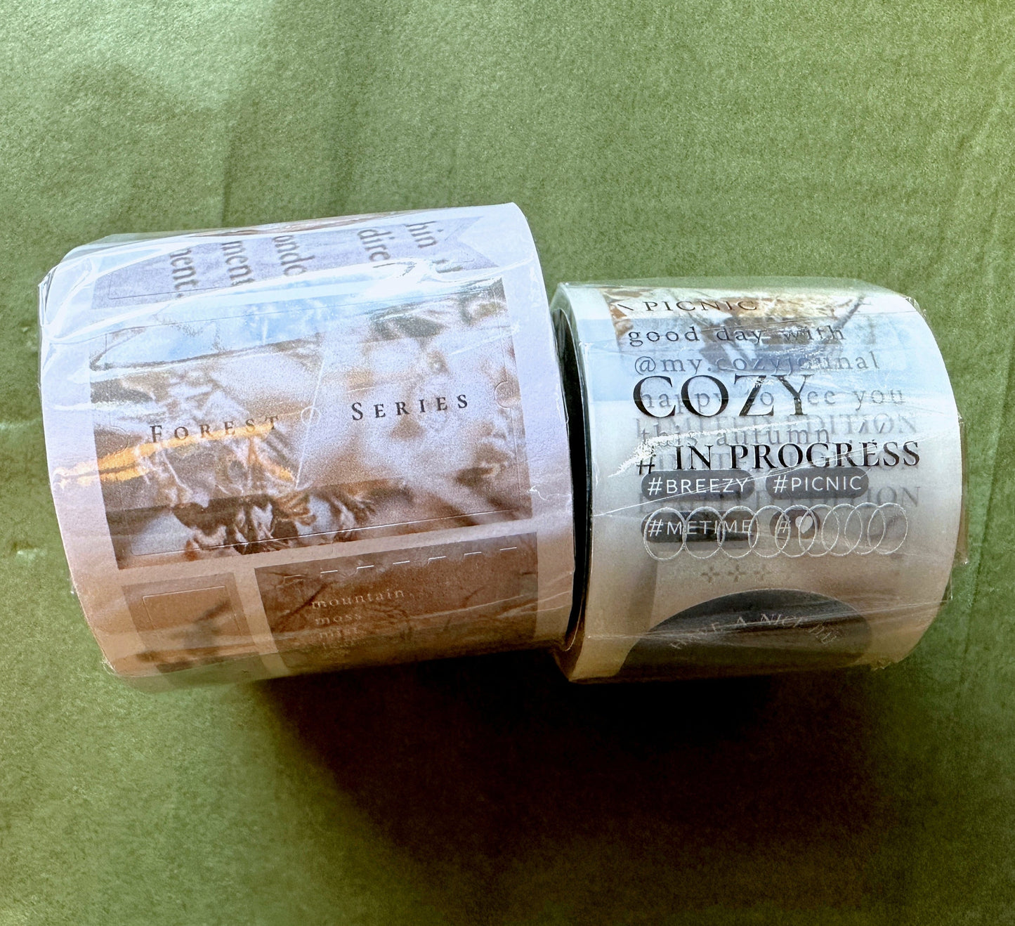 Breezy Studio - COZY # in Progress kiss-cut paper tape SAMPLES