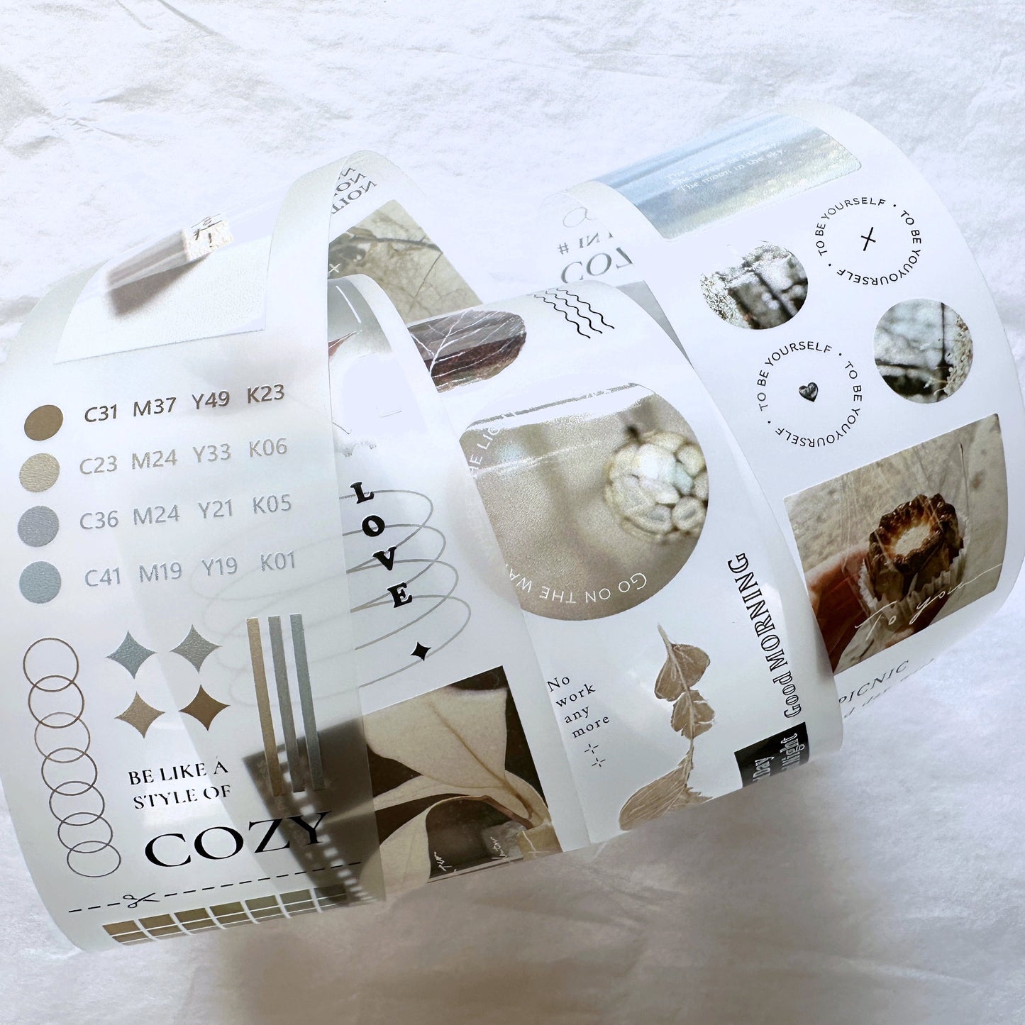 Breezy Studio - COZY # in Progress PET tape SAMPLES