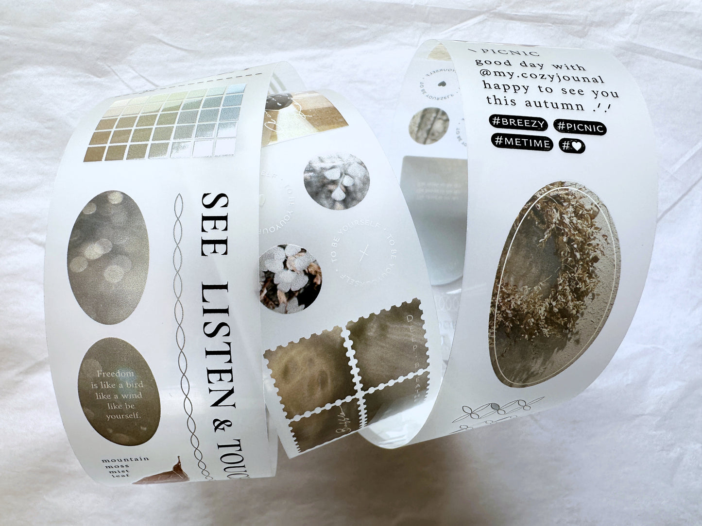 Breezy Studio - COZY # in Progress PET tape SAMPLES