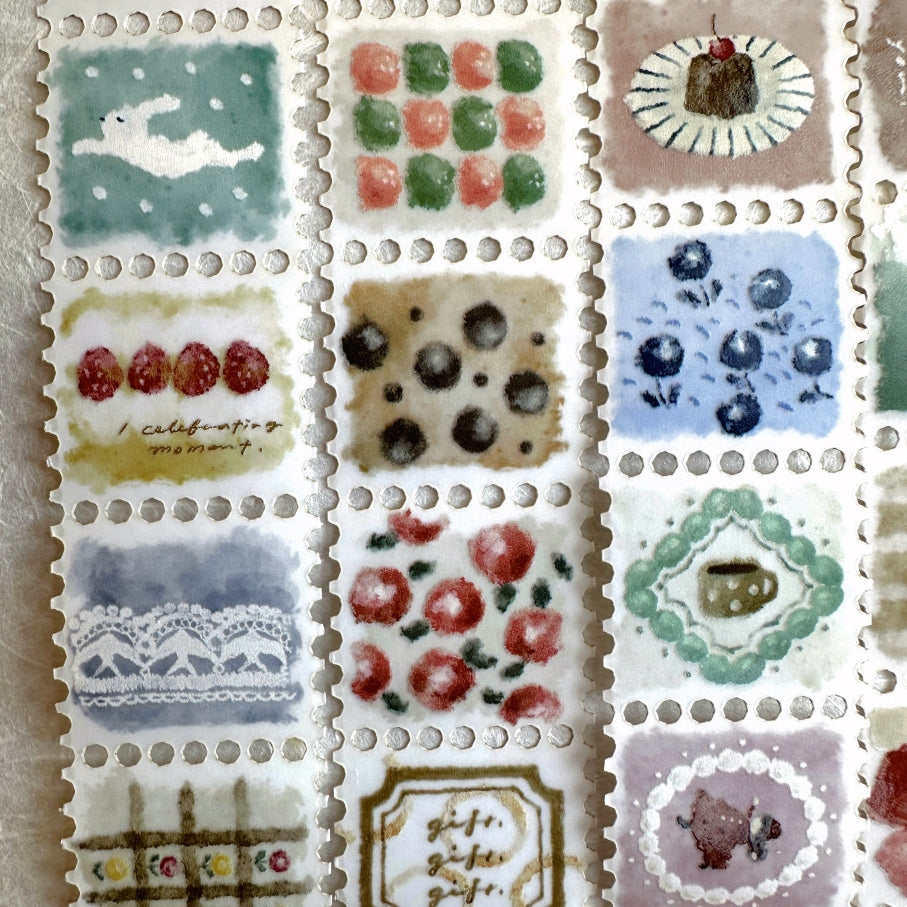 Breezy Studio - Fluffy stamp-style tracing paper tape SAMPLES